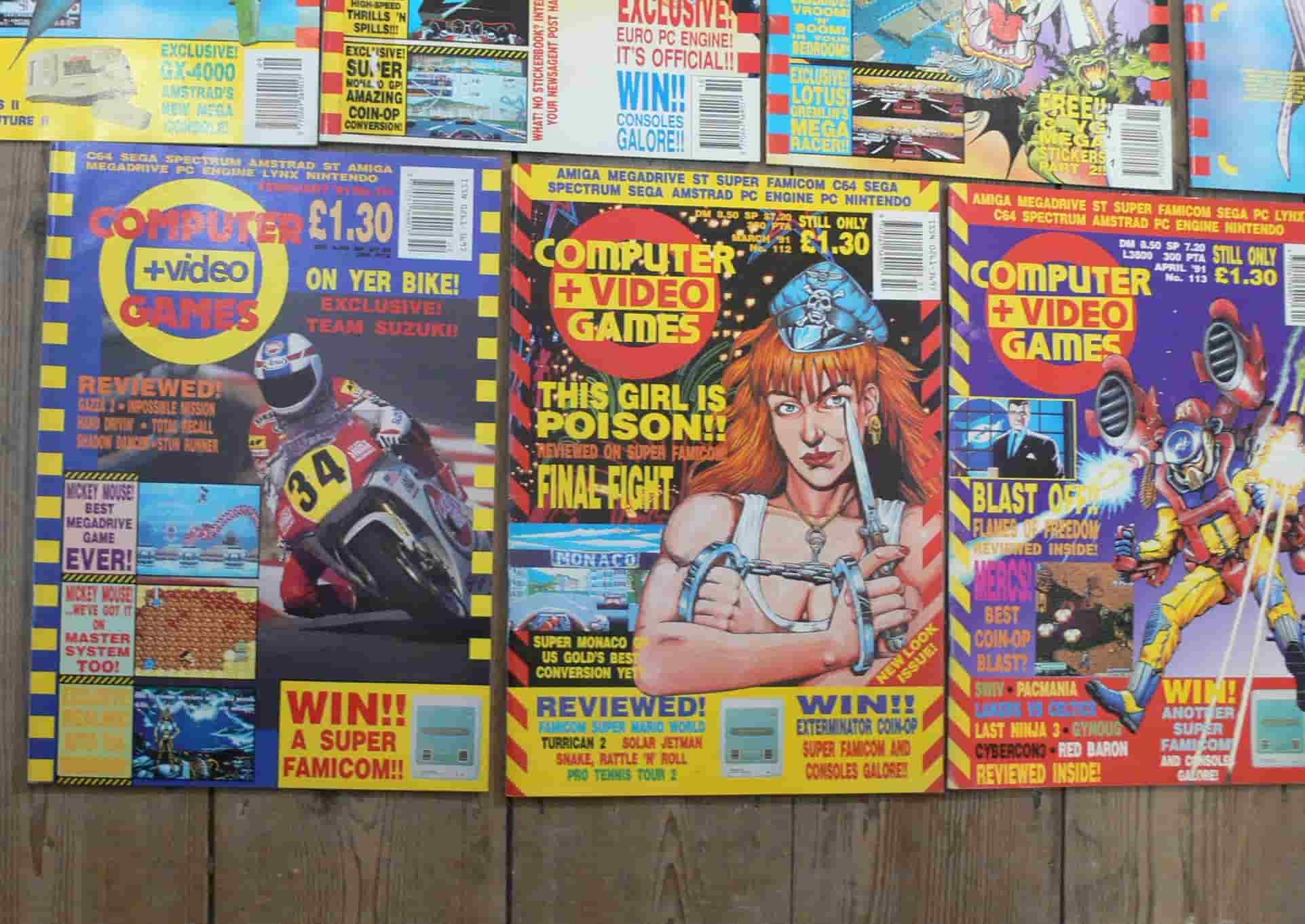 Retro 1989/90/91 Computer + Video Games Magazine